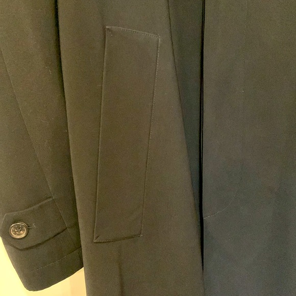 Japardine men lightweight full length black coat - Picture 5 of 7